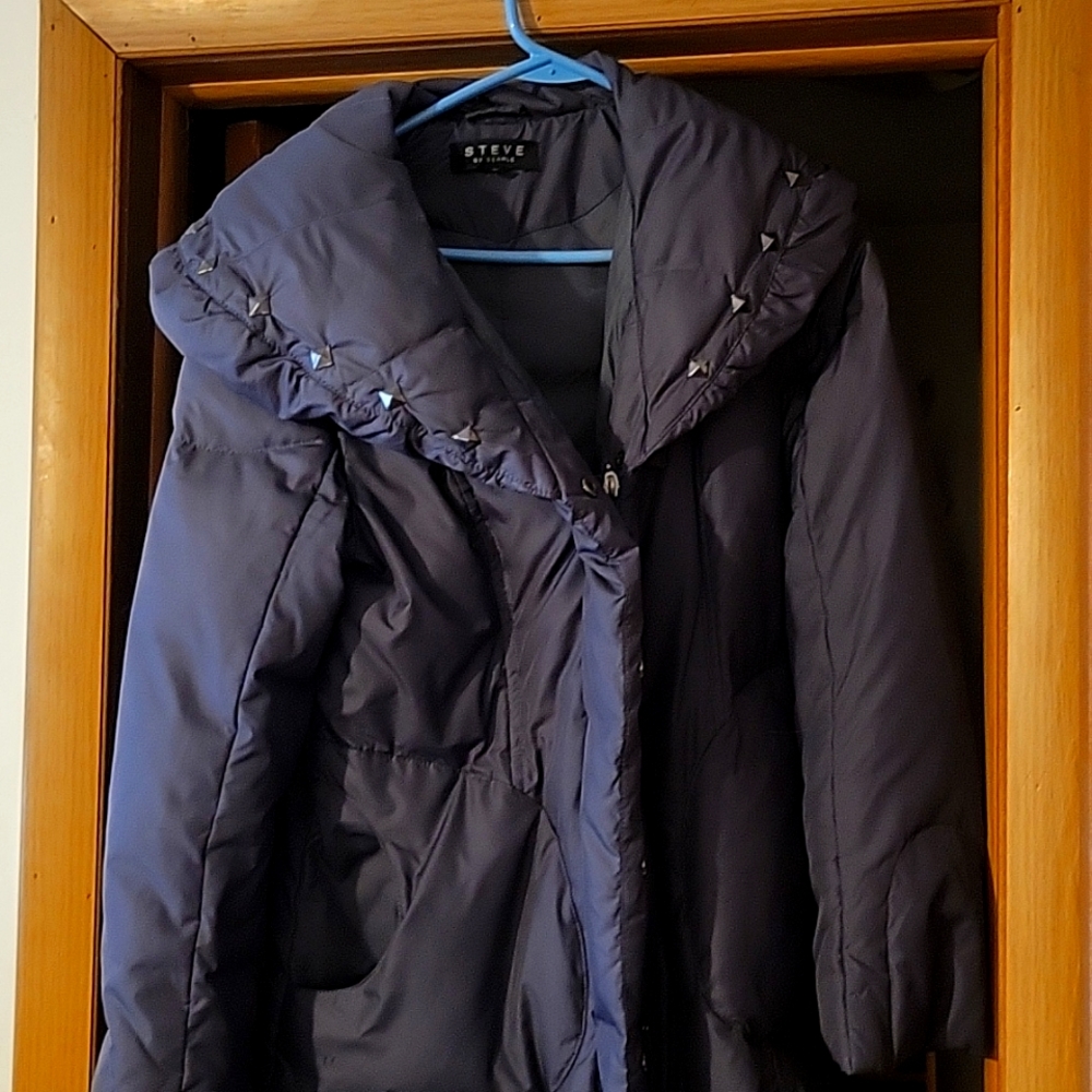 Steve Searle Puffer coat grey gently used size large